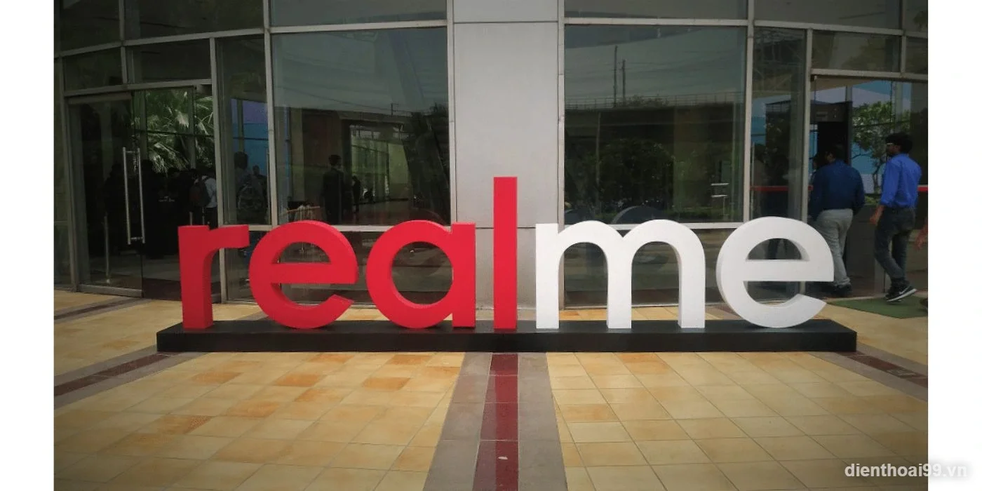 Logo thương hiệu Realme nổi bật, điện thoại Realme chính hãng tại Điện Thoại 99 Đà Nẵng