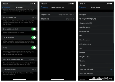 Hướng dẫn cài đặt tính năng chạm vào mặt sau iPhone tại Điện Thoại 99 Đà Nẵng