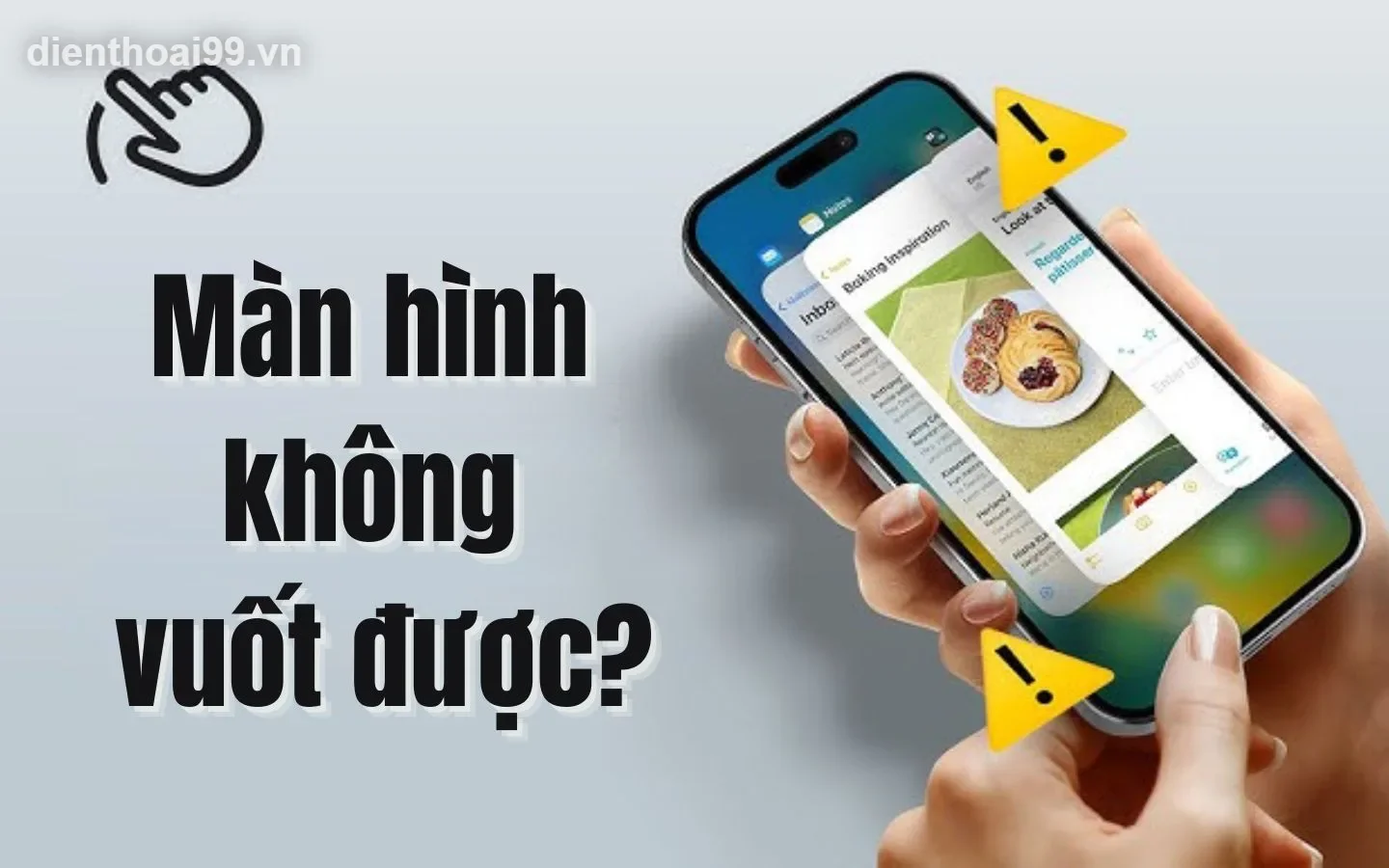Màn hình iPhone bị lỗi không vuốt được cần sửa chữa tại Đà Nẵng