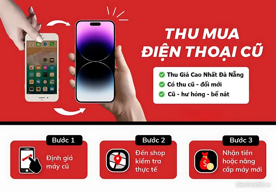 Khách hàng bán điện thoại cũ giá cao tại Điện Thoại 99 Đà Nẵng
