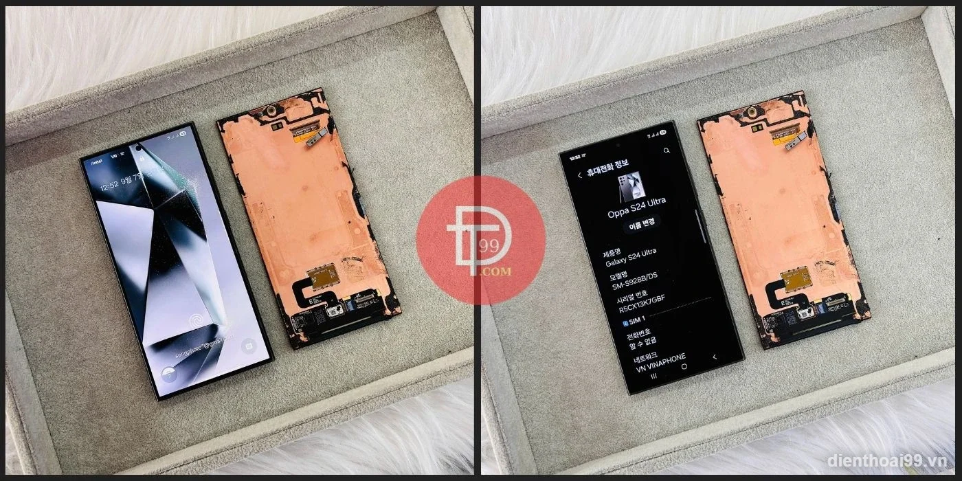 Màn hình Samsung Galaxy S24 Ultra OLED zin chính hãng tại Điện Thoại 99 Đà Nẵng