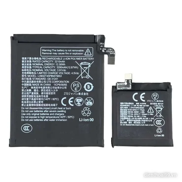 Pin điện thoại ZTE Nubia chính hãng dung lượng cao tại Điện Thoại 99 Đà Nẵng