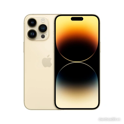 Điện thoại Apple iPhone 14 Pro Max màu vàng gold chính hãng, giá tốt tại Điện Thoại 99 Đà Nẵng.