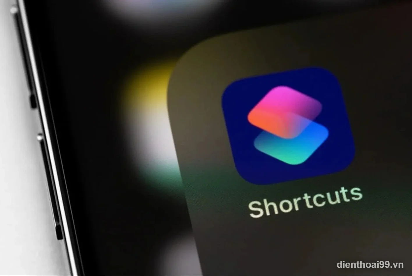iPhone hiển thị ứng dụng Shortcuts hỗ trợ mở khóa tại Điện Thoại 99 Đà Nẵng