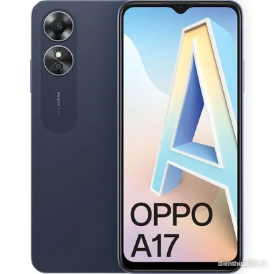 Điện thoại OPPO A17 màu xanh đen chính hãng giá rẻ tại Điện Thoại 99 Đà Nẵng