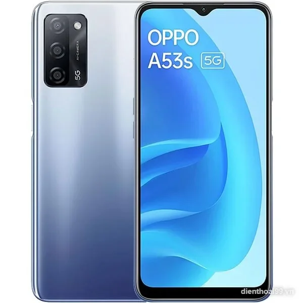 Điện thoại OPPO A53s 5G màu xanh gradient chính hãng giá rẻ tại Điện Thoại 99 Đà Nẵng