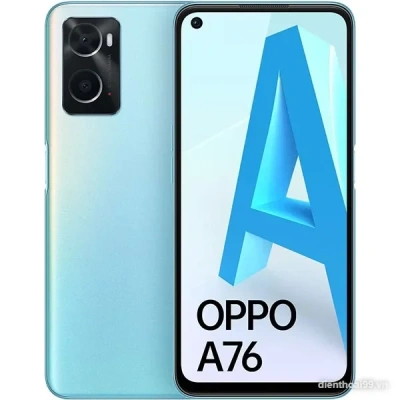 Điện thoại OPPO A76 màu xanh chính hãng giá rẻ tại Điện Thoại 99 Đà Nẵng