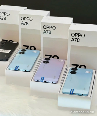 Điện thoại OPPO A78 nhiều màu sắc chính hãng giá tốt tại Điện Thoại 99 Đà Nẵng