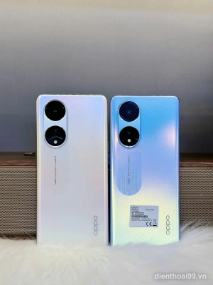 Điện thoại Oppo Reno8 T 5G màu trắng và xanh gradient chính hãng giá tốt tại Điện Thoại 99.