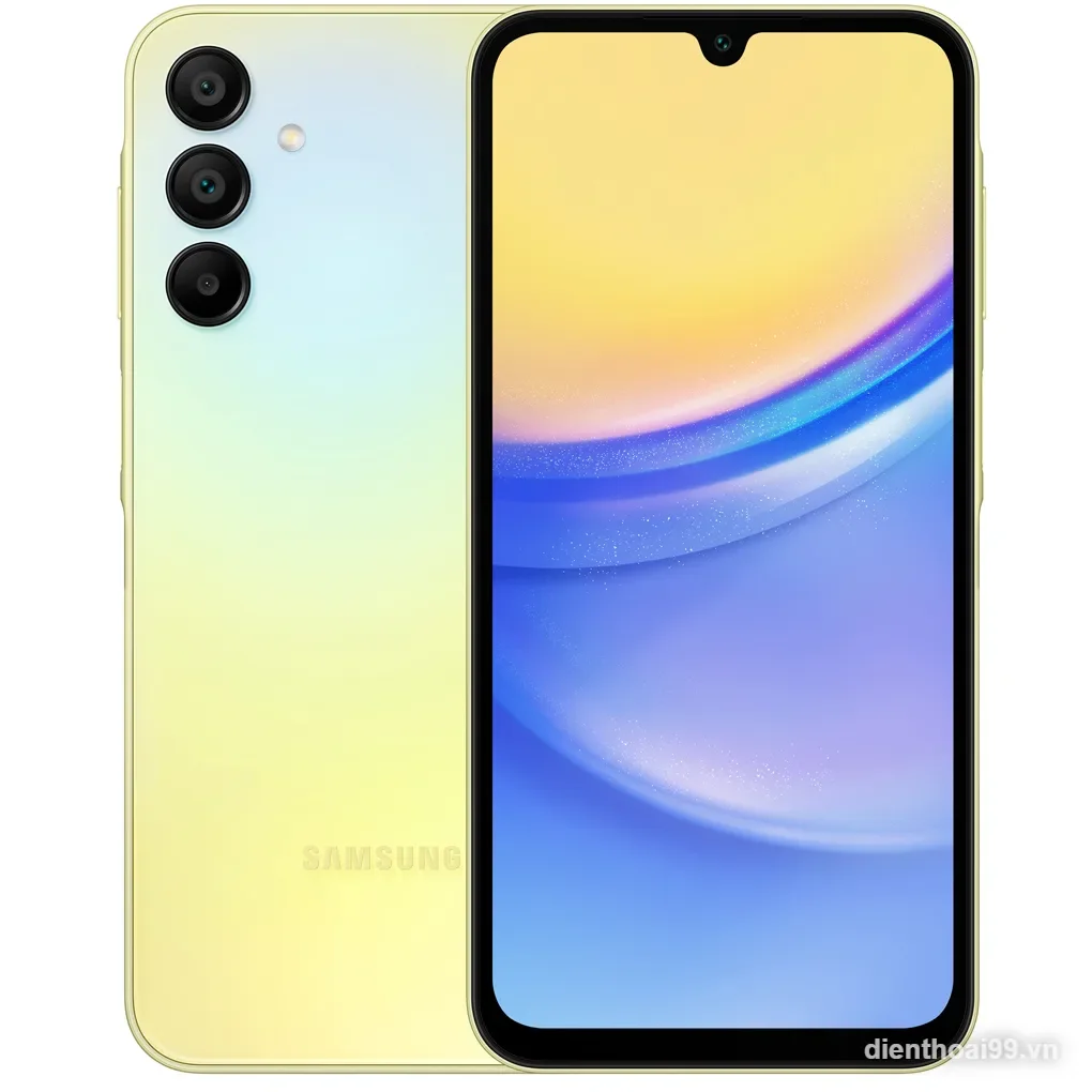 Điện thoại Samsung Galaxy A15 5G màu vàng chính hãng giá rẻ tại Điện Thoại 99 Đà Nẵng