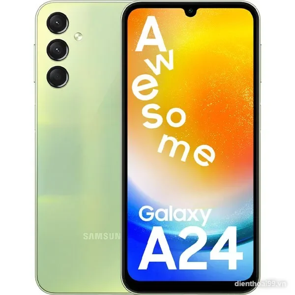 Điện thoại Samsung Galaxy A24 màu xanh lá chính hãng giá rẻ tại Điện Thoại 99 Đà Nẵng