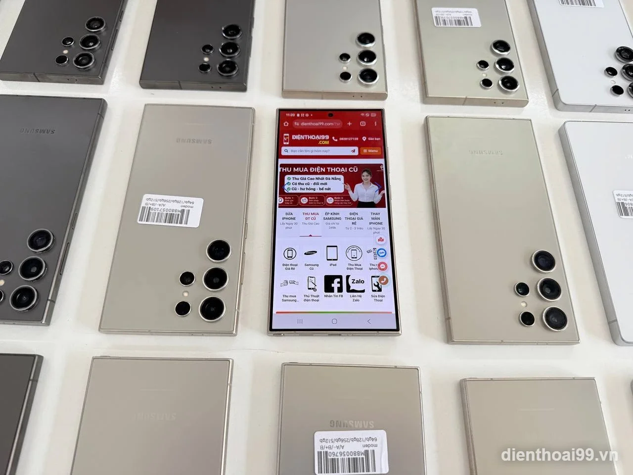 Nhiều điện thoại Samsung Galaxy S24 Ultra màu titan giá rẻ tại Đà Nẵng