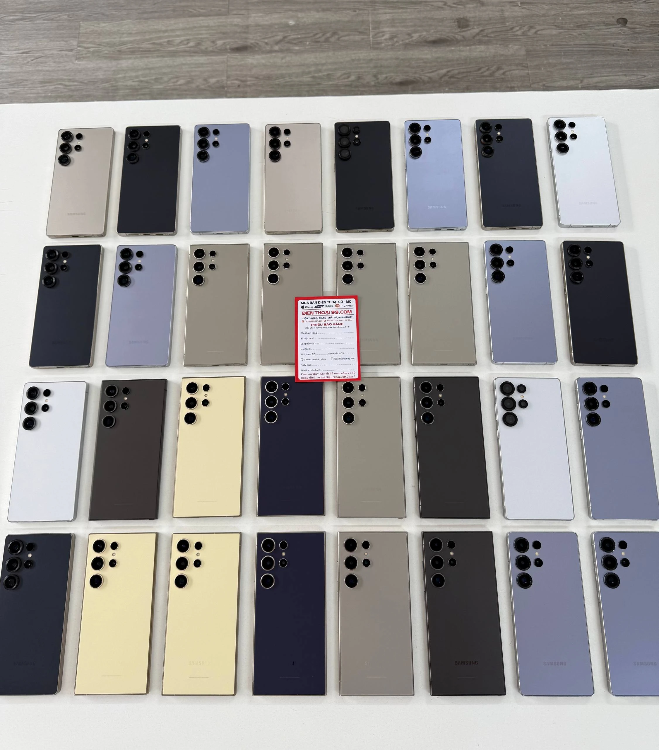 Bộ sưu tập điện thoại Samsung Galaxy S25 Ultra nhiều màu sắc, giá tốt tại Điện Thoại 99 Đà Nẵng