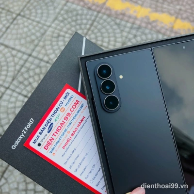 Điện thoại Samsung Galaxy Z Fold7 màu đen chính hãng giá rẻ tại Điện Thoại 99 Đà Nẵng