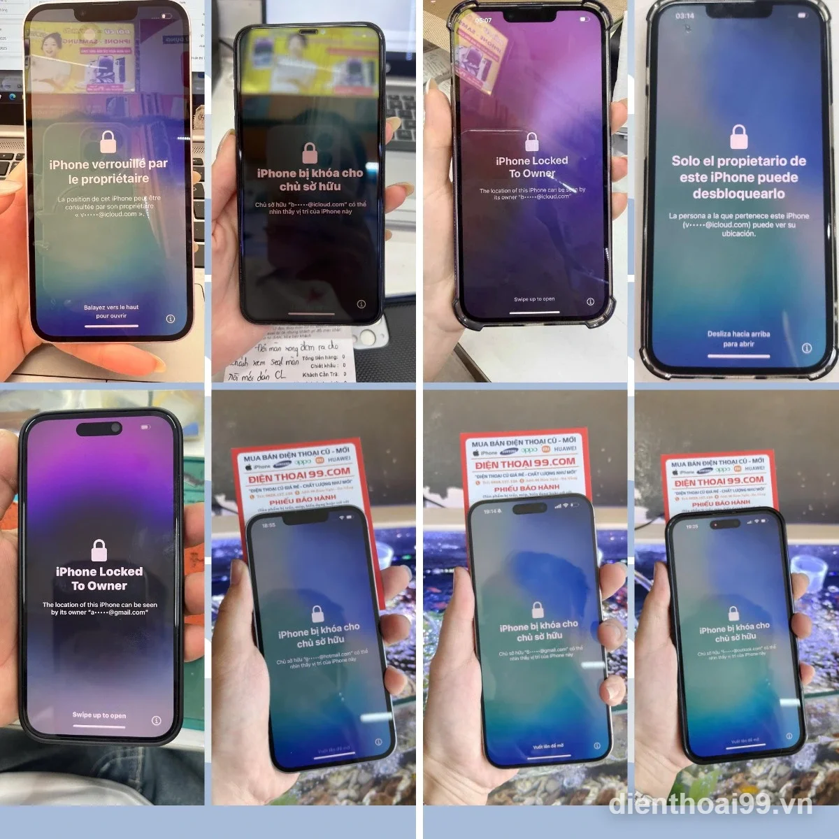 Dịch vụ mở khóa iCloud iPhone uy tín, lấy ngay tại Điện Thoại 99 Đà Nẵng