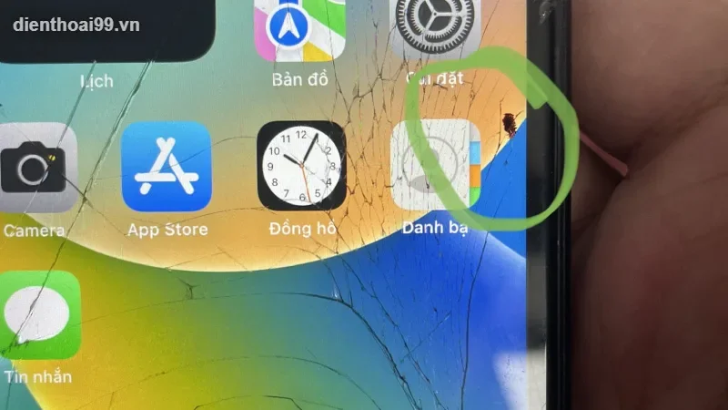 Thay màn hình iPhone bị chảy mực uy tín lấy ngay tại Đà Nẵng