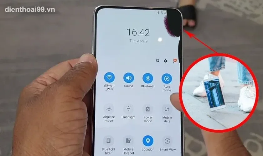 Thay màn hình Samsung chảy mực uy tín tại Điện Thoại 99 Đà Nẵng