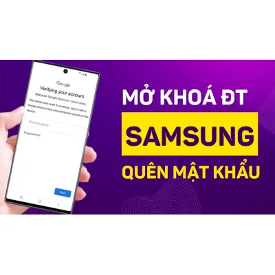 Cách Mở Khóa Samsung Galaxy Khi Quên Mật Khẩu – Giữ Nguyên Dữ Liệu