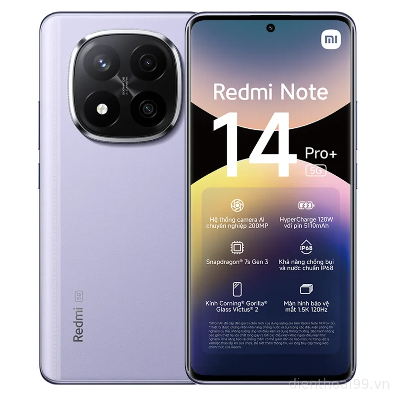 Redmi Note 14 Pro+ 5G Giá Rẻ Tại Đà Nẵng